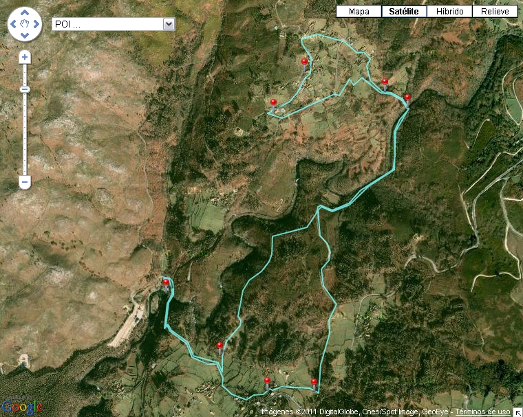 Os Carranos route